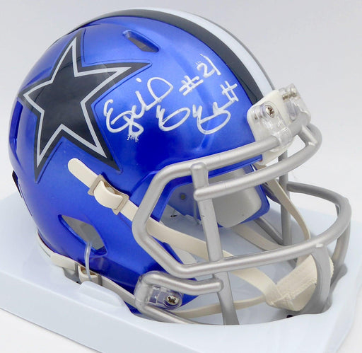 Ezekiel Elliott Autographed Signed Dallas Cowboys Custom Blue