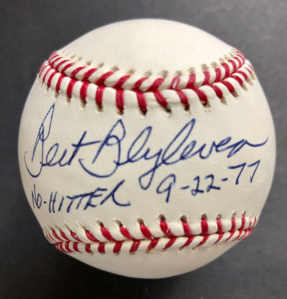 Bert Blyleven Signed And Inscribed No Hitter 9-22-77 Rawlings Official — RSA