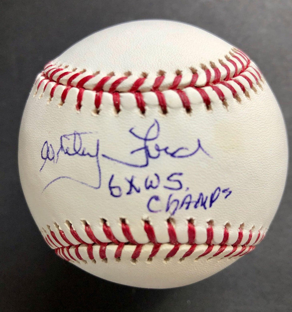 Whitey Ford - Autographed Signed Baseball