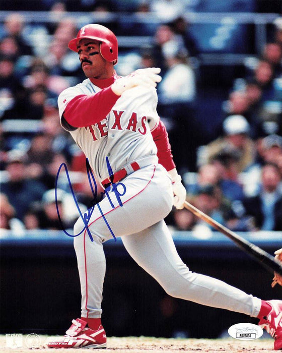 Juan Gonzalez Autographed Texas Rangers 8x10 Photo