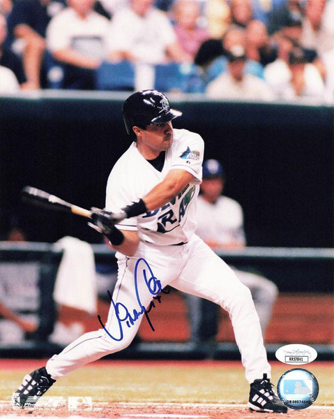 Vinny Castilla Signed 8x10 Tampa Bay Rays (JSA RR57841) — RSA