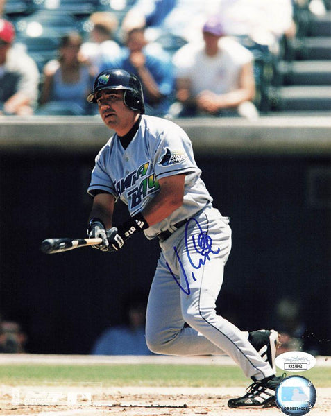 Vinny Castilla Signed 8x10 Tampa Bay Rays (JSA RR57842) — RSA