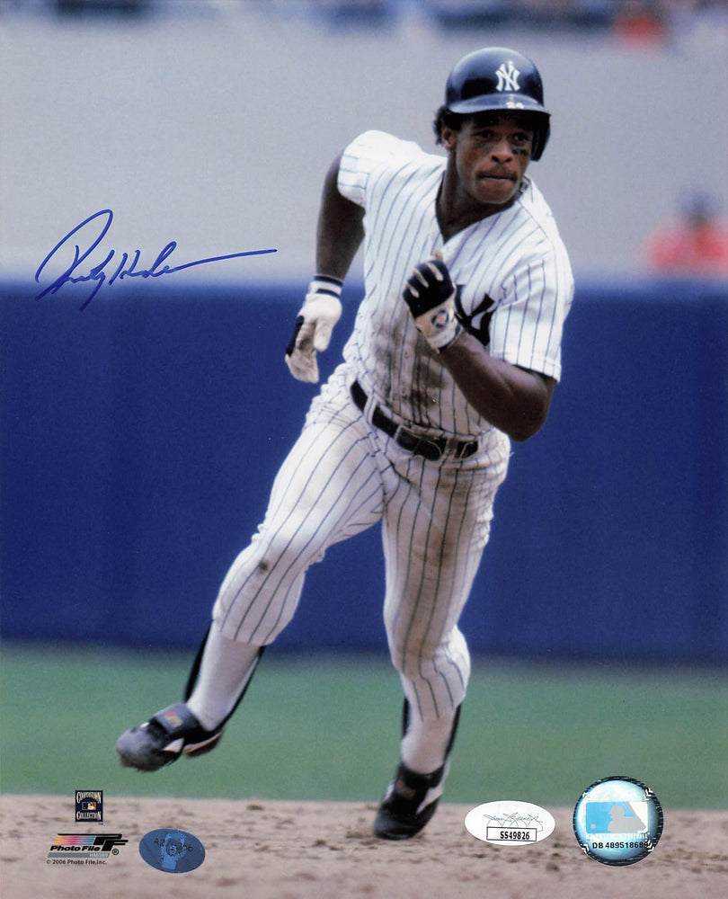 Autographed Rickey Henderson Picture - 8X10 JSA