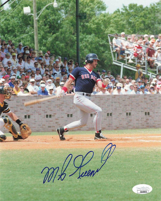 Mike Greenwell Signed 8x10 Boston Red Sox (JSA SS49853)