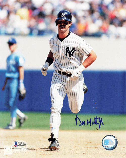 Don Mattingly Signed 8x10 New York Yankees (BAS U97467) — RSA