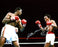 Sugar Ray Leonard Autographed 8x10 Photo vs. Thomas "Hitman" Hearns Beckett BAS Stock #178108 - RSA