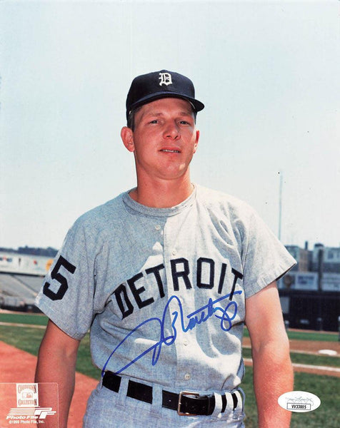 Jim Northrup Signed 8x10 Detroit Tigers (JSA VV33805) — RSA