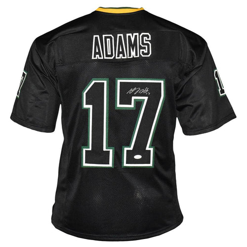 Davante Adams Signed Green Bay Pro-Style White Football Jersey (Becket — RSA