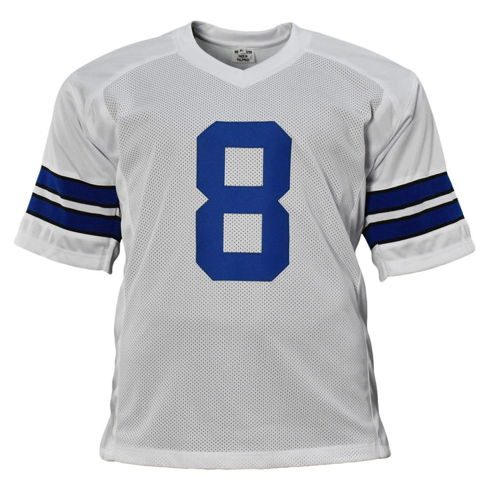 Troy Aikman Signed White Pro-Edition Jersey (Beckett) — RSA