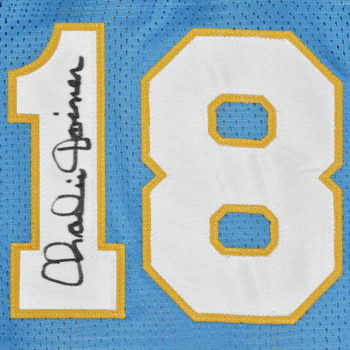 4-Signature Air Coryell Signed San Diego Light Blue Football Jersey (JSA) - RSA