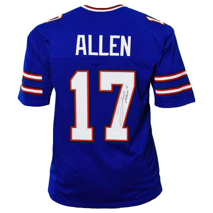 Josh Allen Signed Blue Pro-Edition Jersey (JSA) - RSA