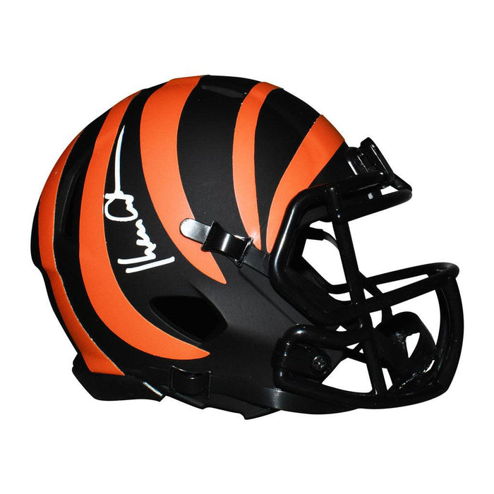 Tyler Boyd Cincinnati Bengals Autographed White Alternate Replica Helmet w/  Who Dey Inscription - JSA Authentic