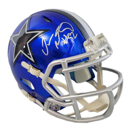 Dorance Armstrong Signed Dallas Cowboys Flash Speed Mini Football Helmet (JSA) - RSA