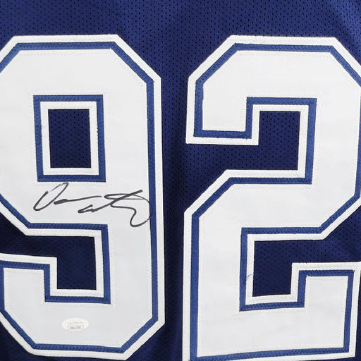 Dorance Armstrong Signed Dallas Blue Football Jersey (JSA) - RSA