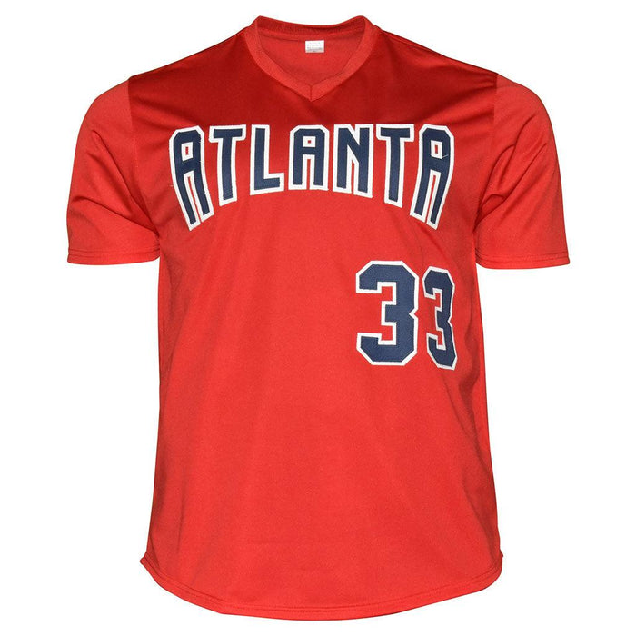 Steve Avery Signed Atlanta Red Baseball Jersey (JSA) - RSA