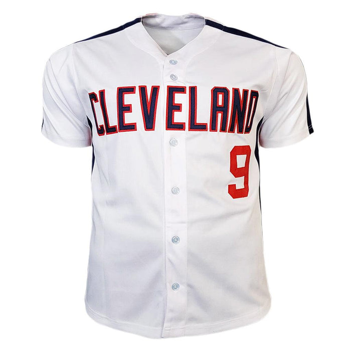 Carlos Baerga Signed Cleveland White Baseball Jersey (JSA) - RSA