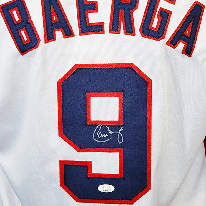 Carlos Baerga Signed Cleveland White Baseball Jersey (JSA) - RSA