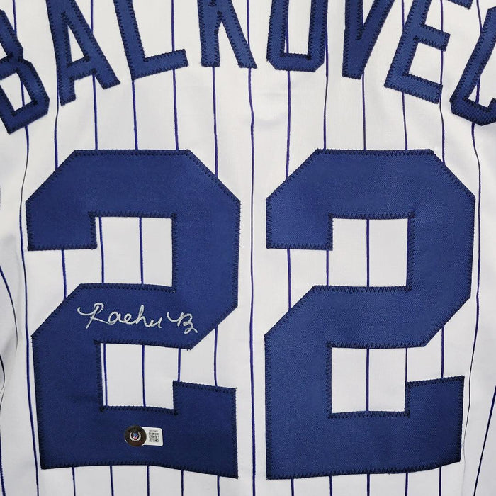 Rachel Balkovec Signed New York Pinstripe Baseball Jersey (Beckett) - RSA