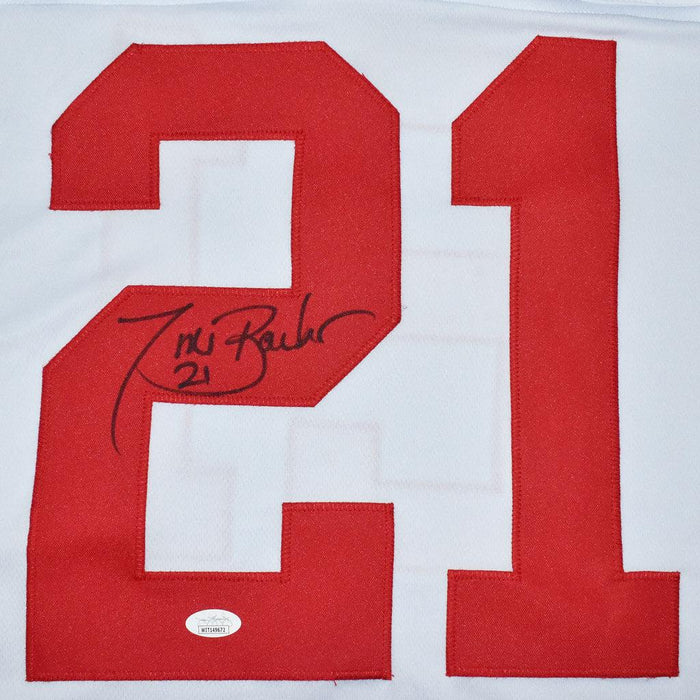 Tiki Barber Signed New York Pro Pink Football Jersey (JSA) — RSA