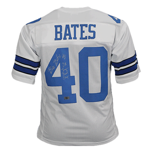 Bill Bates Autographed/Signed Jersey JSA COA Dallas Cowboys