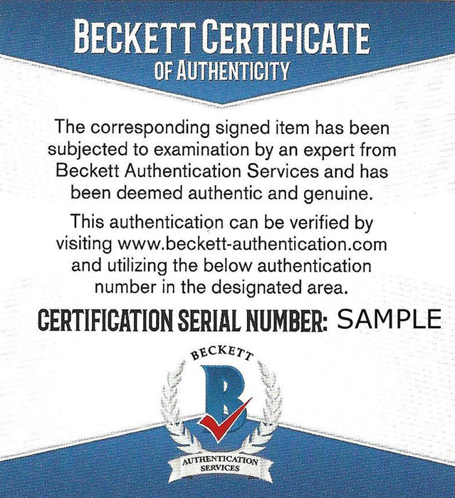 Beau Jack Autographed 8x10 Photo Beckett BAS #D12827 - RSA