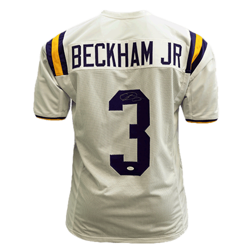 Odell Beckham Jr Autographed and Framed LSU Tigers Jersey