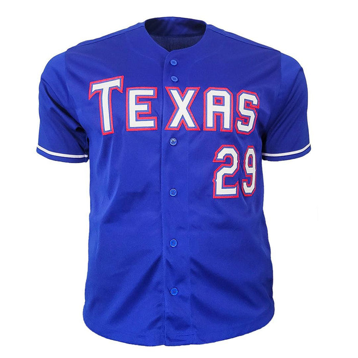 Adrian Beltre Signed Texas Blue Royal Blue Baseball Jersey (JSA) - RSA