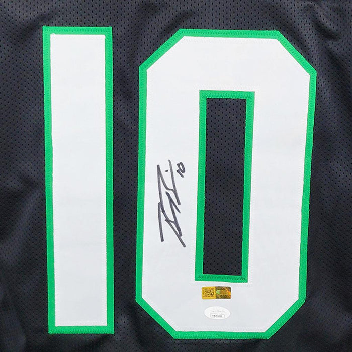 Braxton Berrios Signed New York Black Football Jersey (JSA)