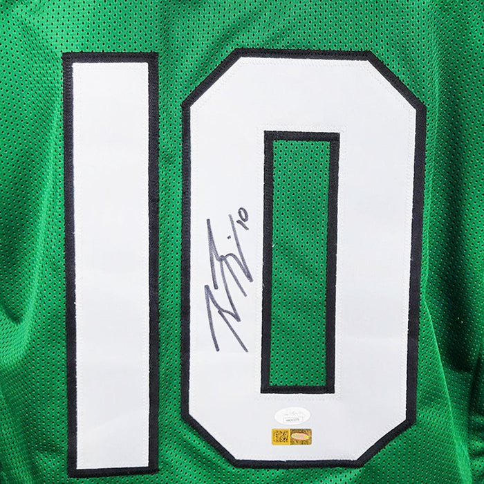 Braxton Berrios Signed New York Green Football Jersey (JSA) - RSA