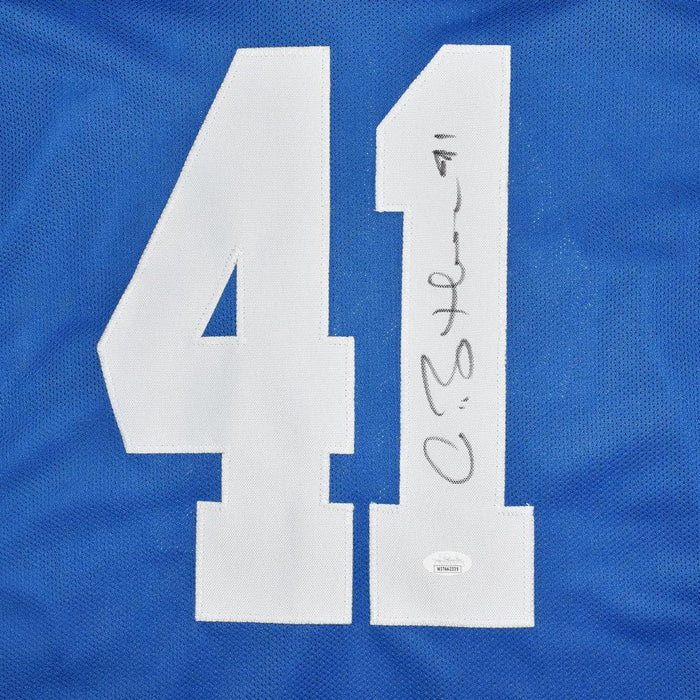 Antoine Bethea Signed Indianapolis Light Blue Football Jersey JSA RSA