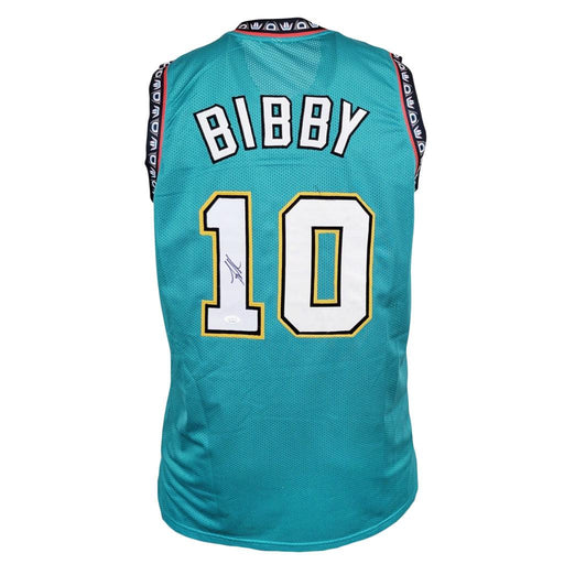 Mike Bibby Signed Vancouver Light Blue Basketball Jersey (JSA) - RSA