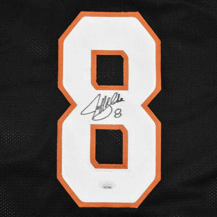 Jeff Blake Signed Cincinnati Black Football Jersey (JSA) — RSA