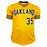 Vida Blue Signed MVP 71 Inscription Oakland Yellow Baseball Jersey (JSA) - RSA