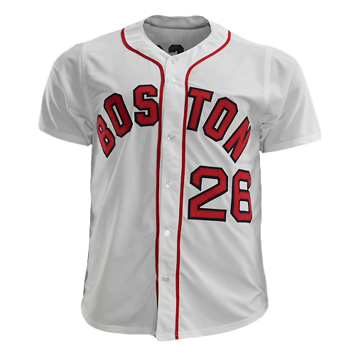 Wade Boggs Autographed Boston Pro Style Baseball Jersey White (JSA)