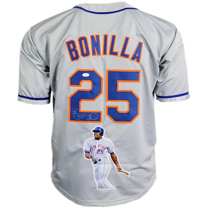 Bobby Bonilla Signed New York Grey Baseball Jersey (JSA) - RSA