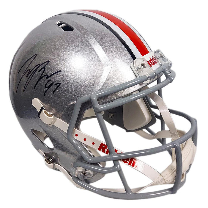 Joey Bosa Signed Ohio State Buckeyes Speed Full-Size Replica Football Helmet (Beckett) - RSA