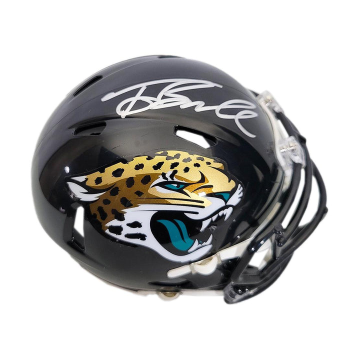 Tony Boselli Signed Jacksonville Jaguars Speed Mini Football Helmet (JSA) - RSA