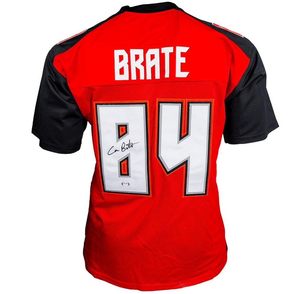 Cameron Brate Signed Tampa Bay Red Football Jersey (PSA) - RSA