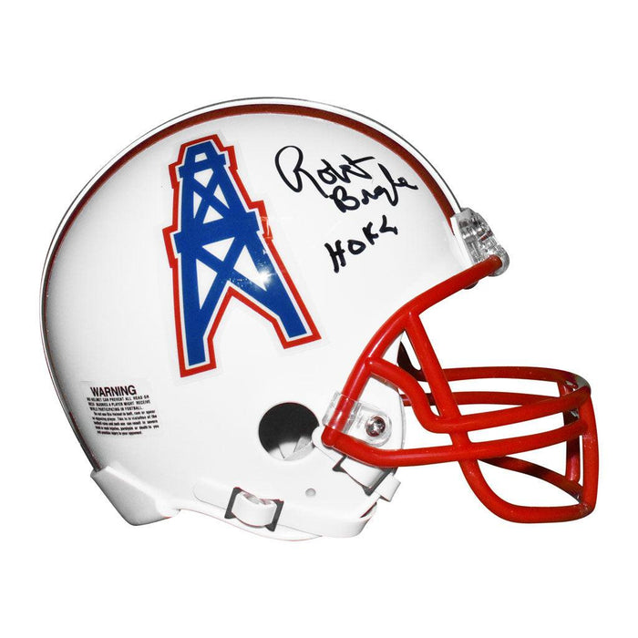 : Robert Brazile Signed Houston Oilers White Jersey