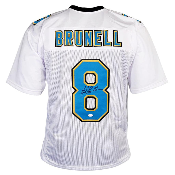 Mark Brunell Signed Jacksonville White Football Jersey (JSA) — RSA