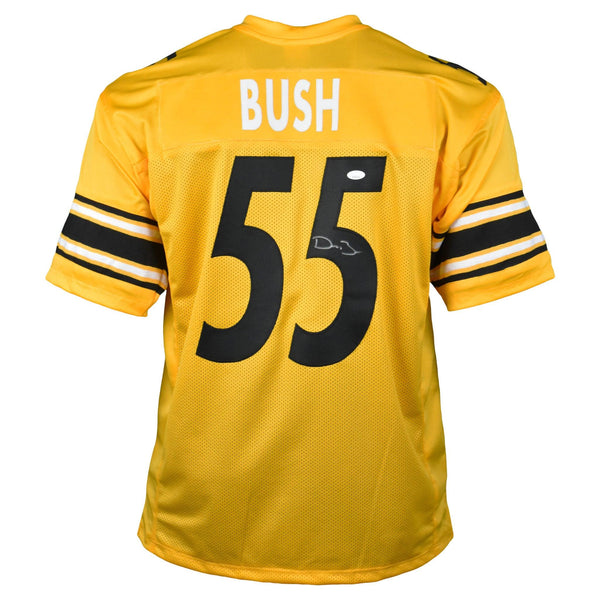 Devin Bush Signed Pro-Edition Yellow Football Jersey (JSA) — RSA