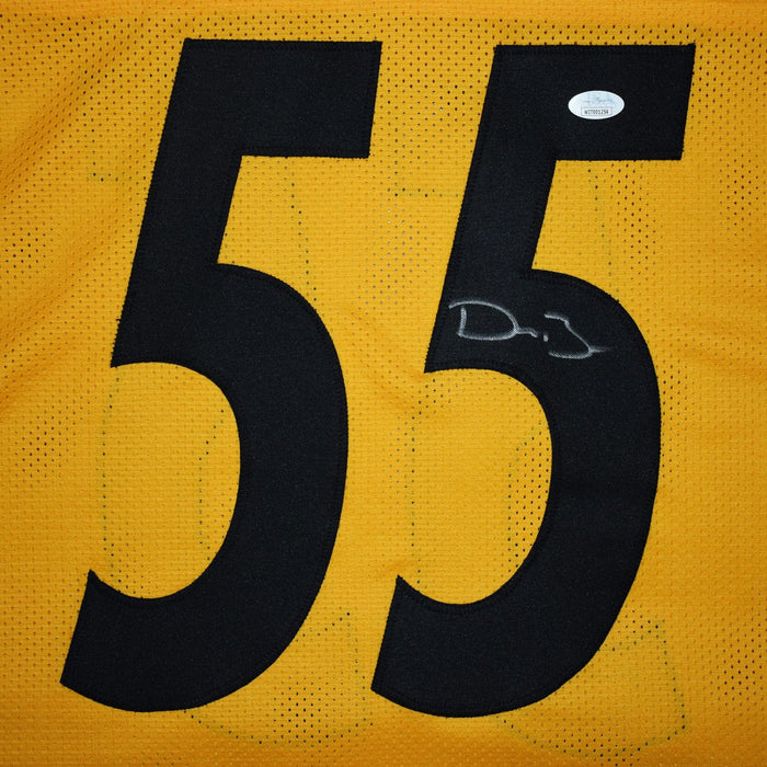 Devin Bush Signed Pro-Edition Yellow Football Jersey (JSA)