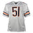 Dick Butkus Signed Pro-Edition White Football Jersey HOF 79 Inscription (JSA) - RSA