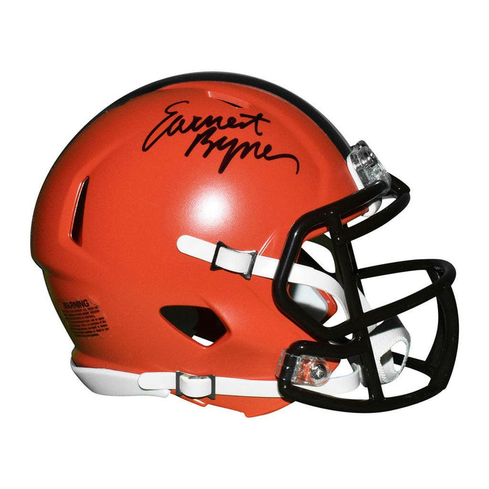 Earnest Byner Signed Cleveland Browns Speed Mini Football Helmet (JSA) — RSA