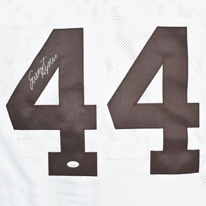 Earnest Byner Signed Cleveland Pro White Football Jersey (JSA) — RSA