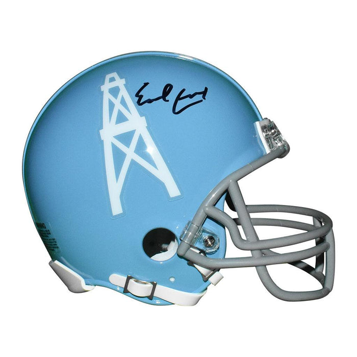 : Earl Campbell SIGNED Houston Oilers Mini Helmet + HOF