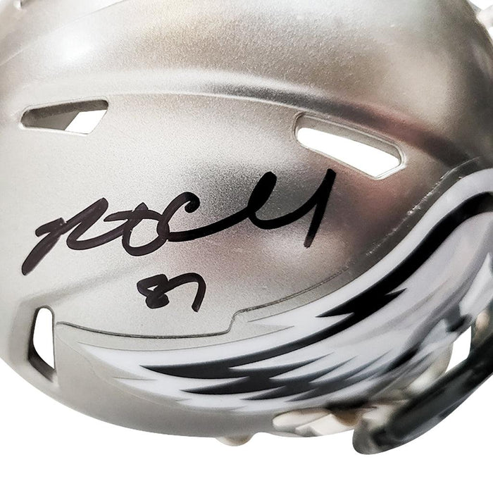 Brent Celek Philadelphia Eagles Autographed Flash Mini Helmet (JSA