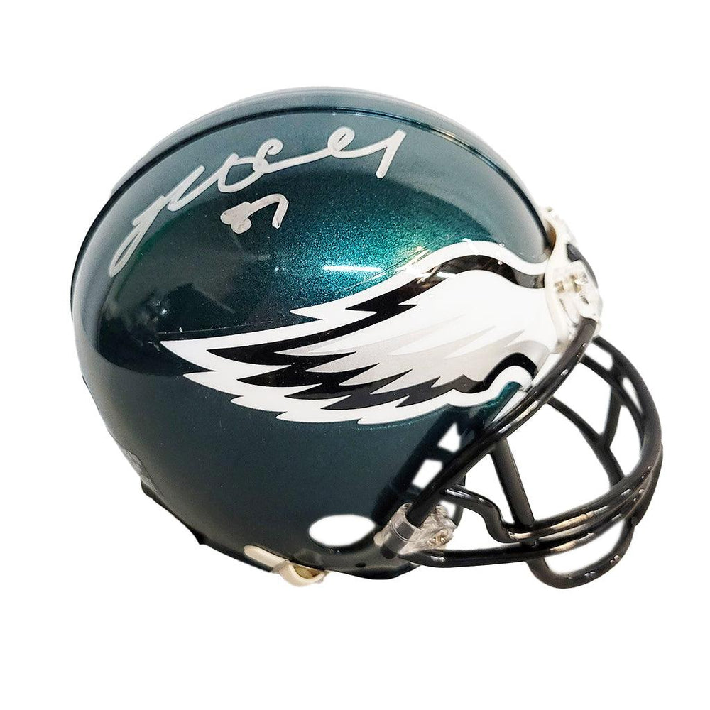 Brent Celek Signed Philadelphia Eagles Mini Replica Football Helmet (J — RSA