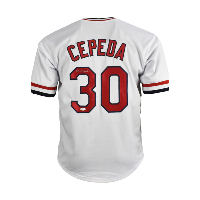 Orlando Cepeda Autographed Jerseys, Signed Orlando Cepeda