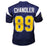 Wes Chandler Signed San Diego Blue Football Jersey (JSA) - RSA